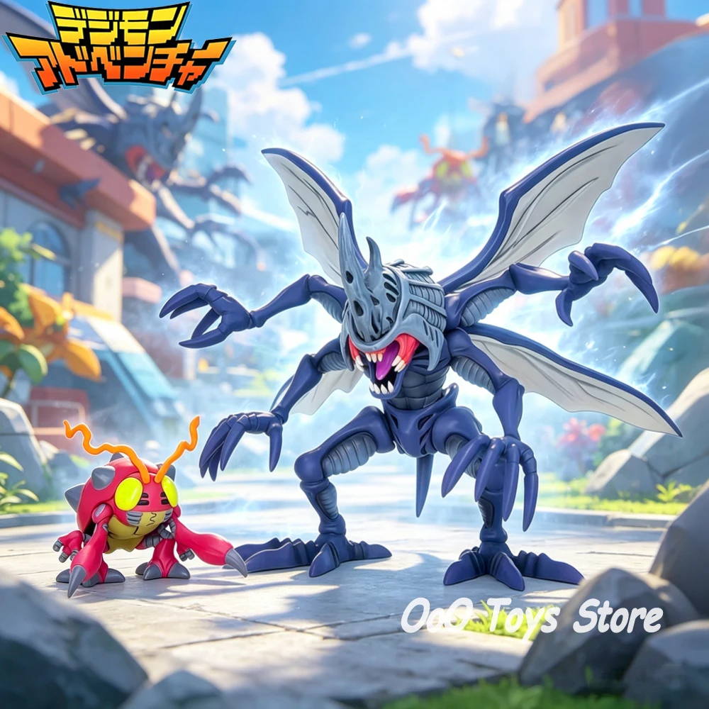 Anime Digimon Adventure Figur Kabuterimon und Tentomon Actionfigur PVC Sammlermodell Spielzeug Geschenke 5-16cm