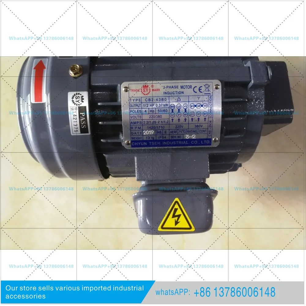 Product specifications and ordering information Original 1/2HP (370W) motor in stock