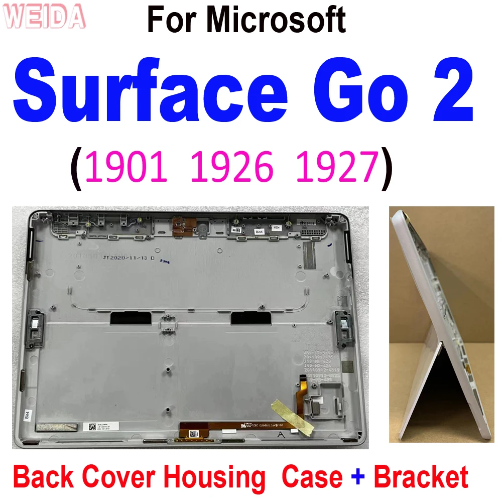 

New Housing Door Case For Microsoft Surface Go 2 Go2 1901 1926 1927 Rear Housing Back Cover Chassis Cover Back Case With Bracket