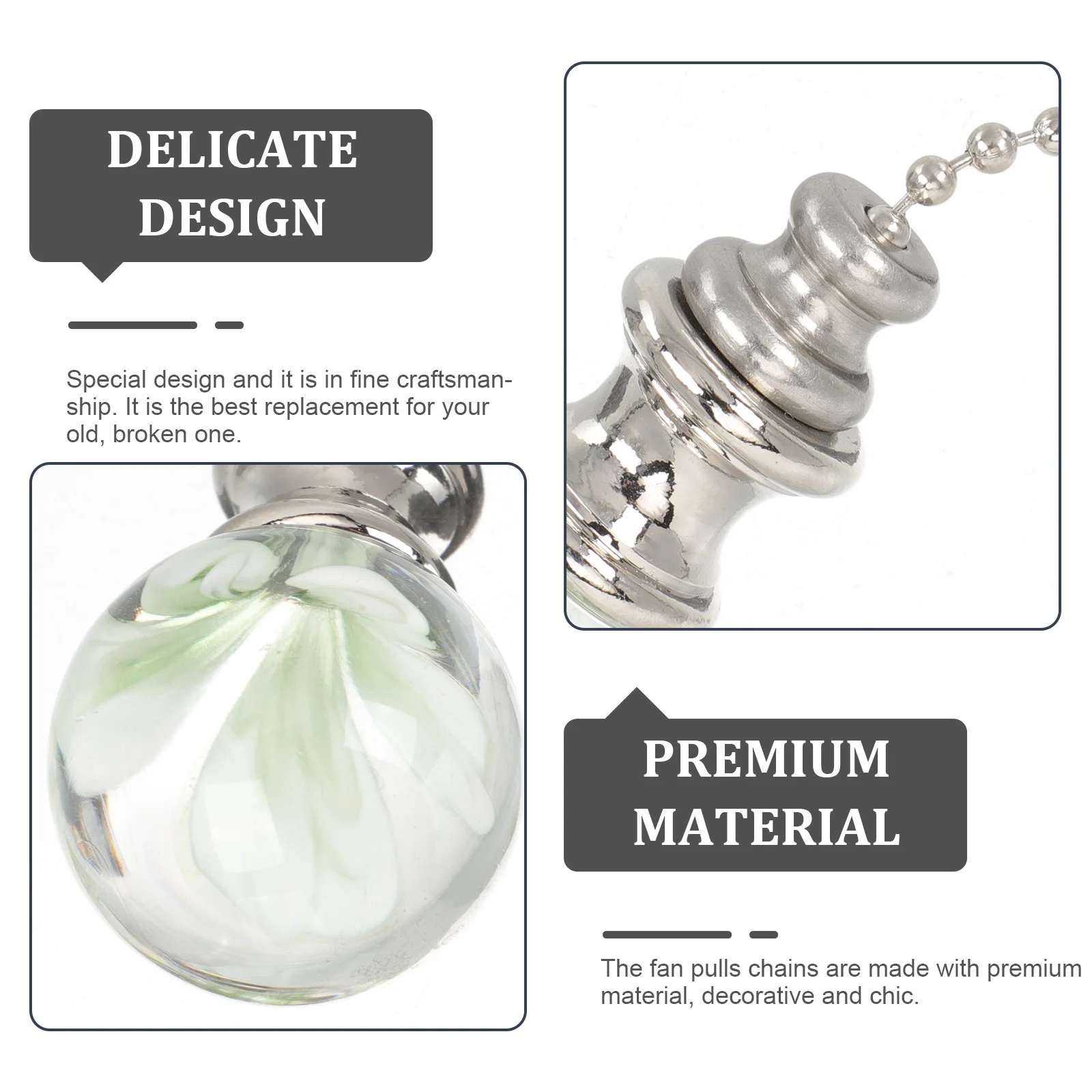

Light Pull Decorative Replacement Glass Kids Simple Install Premium Material Home Decoration Pulls For Bathroom