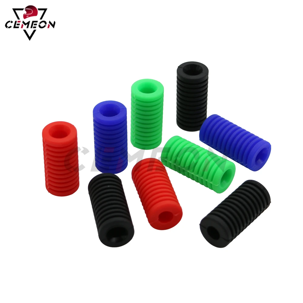 Pedaço de engrenagem para alavanca de mudança de motocicleta, almofada de gel de silicone para operado por pé para kawasaki z1000 z1000sx er6n er4n er6f kle 650 klr 650