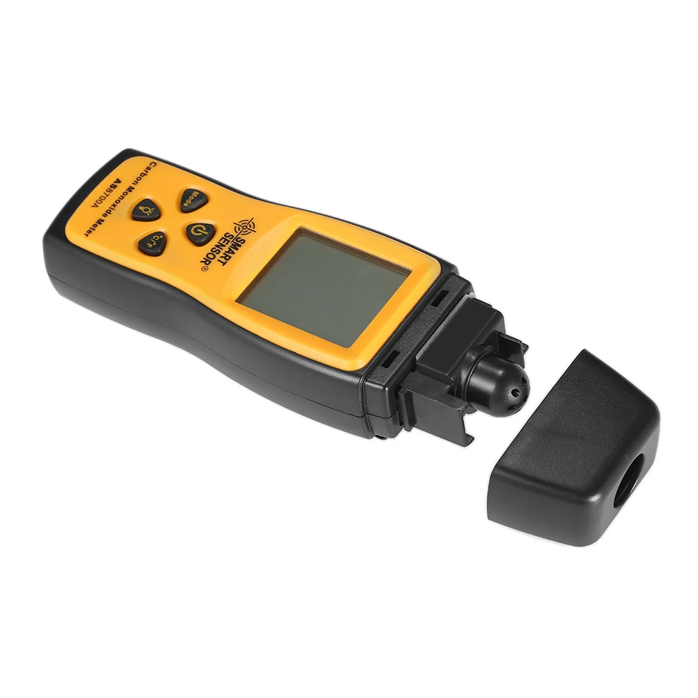 SMART SENSOR AS8700A Handheld Carbon Monoxide Detector 1000ppm CO Meter LCD Sound and Light Alarm High Precision CO Gas Tester
