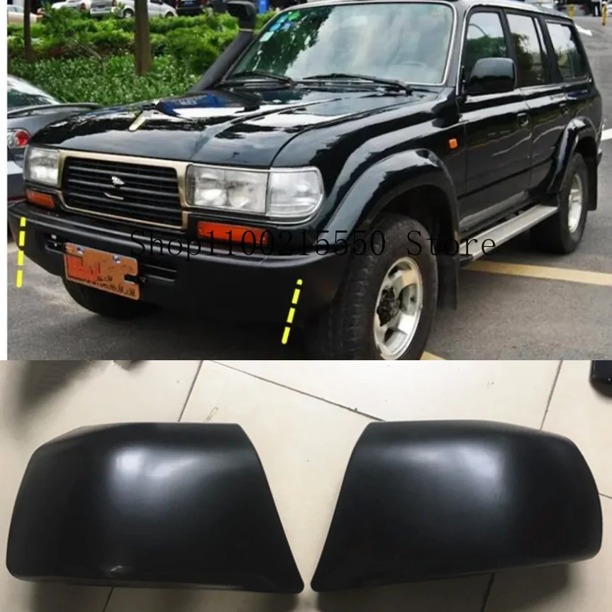 For Toyota Land Cruiser 80 LC80 4500 FZJ80 1992 1993 1994 1995 1996 1997 FRONT BUMPER END CAPS No paint