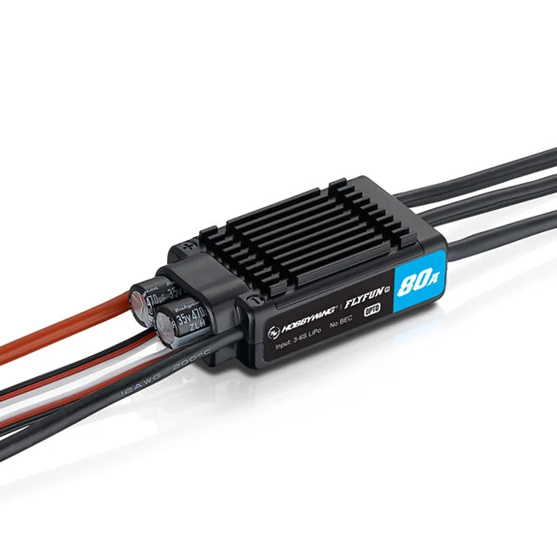 Original Hobbywing FlyFun V5 Brushless ESC  40A 60A 80A 110A 120A 130A Soft Start-ups Reverse Brake Highpower BEC DEO Technology