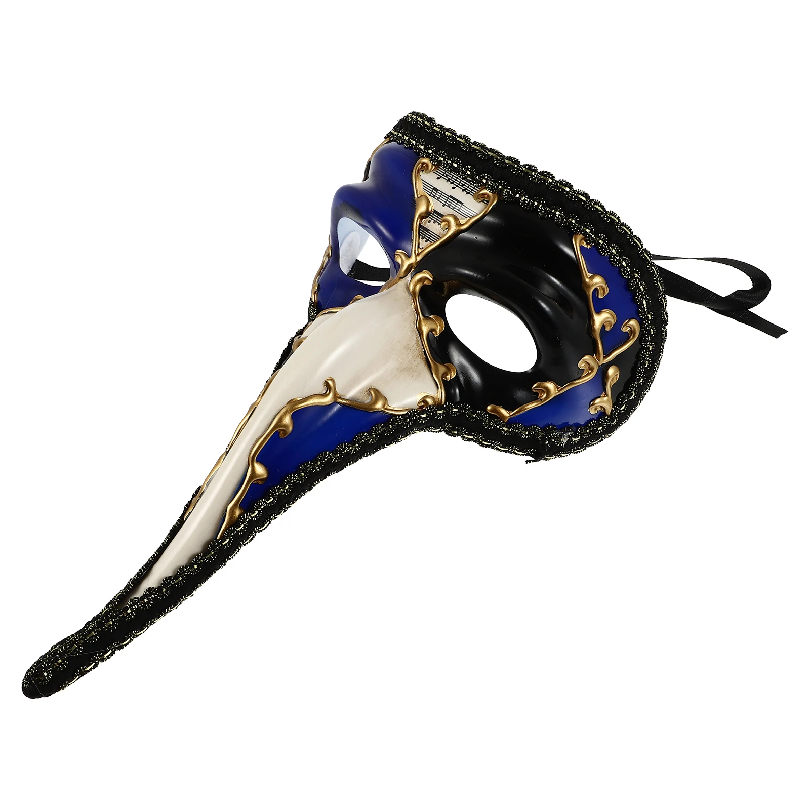 

Маска с длинным носом, блестящая блестящая маска для Хэллоуина, страшная голова, половина костюма, маскарадные маски для косплея, пластиковые элегантные