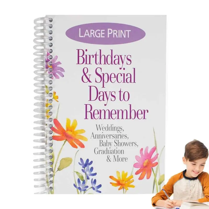 Birthday Date Book Reminder Dates To Remember Book 12 Month Special Event Reminder Perpetual Calendar For Recording Birthdays