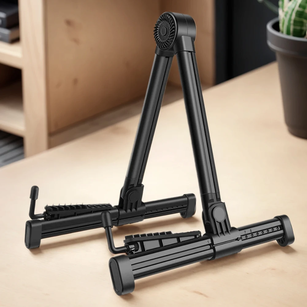 

Складная подставка для гитары, регулируемая напольная стойка для бас-гитары, акустической, электрической гитары, укулеле