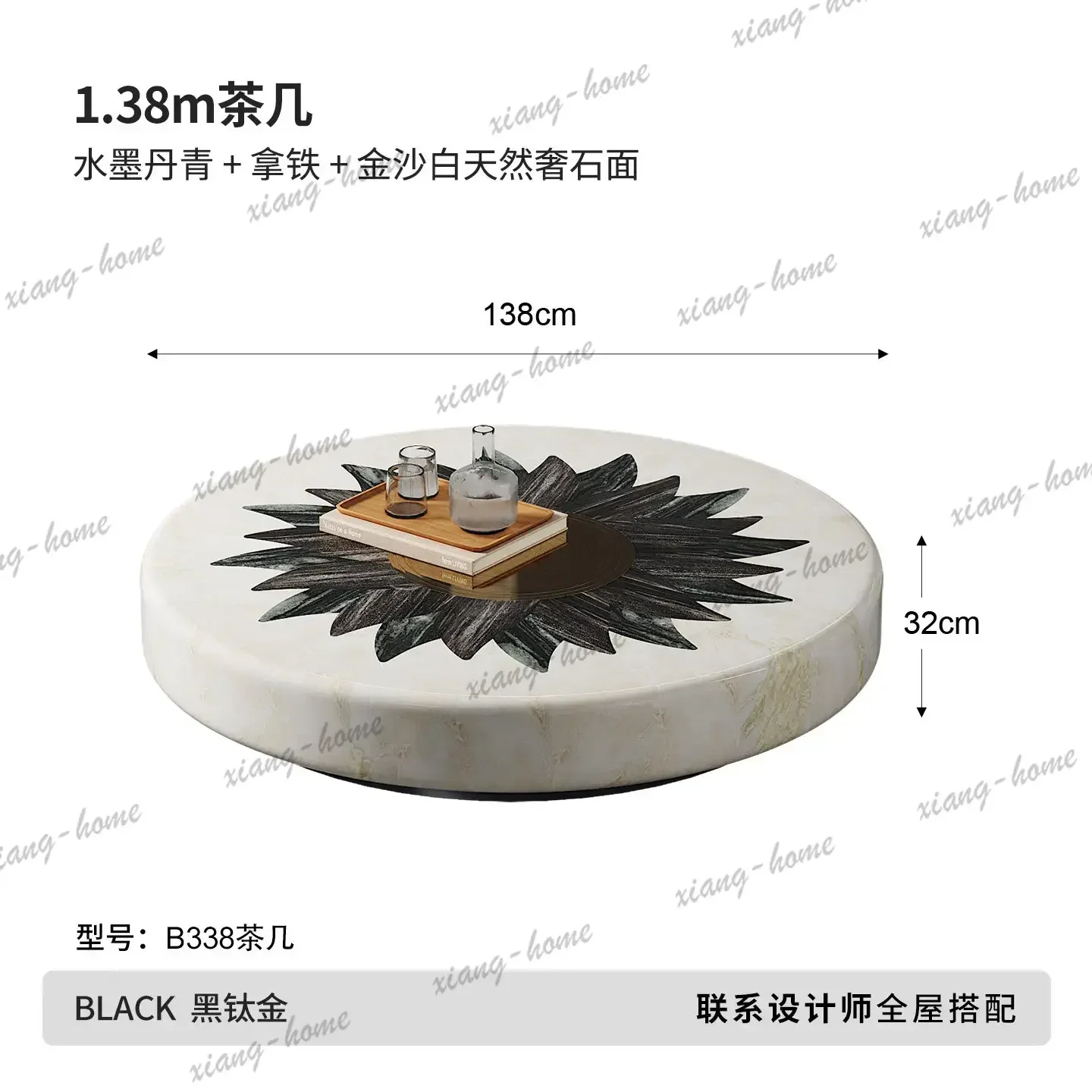 Best Sellers Coffee Table Designer Natural Wind Natural Marble Round Coffee Table