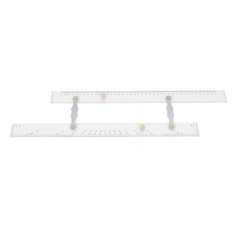 

10X Marine Ruler Parallel Ruler Nautical Charts Parallel Ruler Mapping Points To Pull Parallel Ruler 450MM