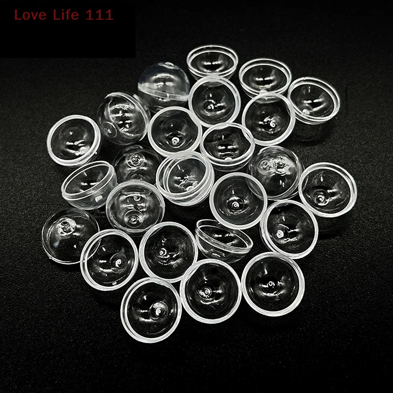 New 50Pcs/lot Mini Empty Plastic Balls Capsule Toys Surprise Ball Container Prop Paintball Capsule Organizer Pill Case