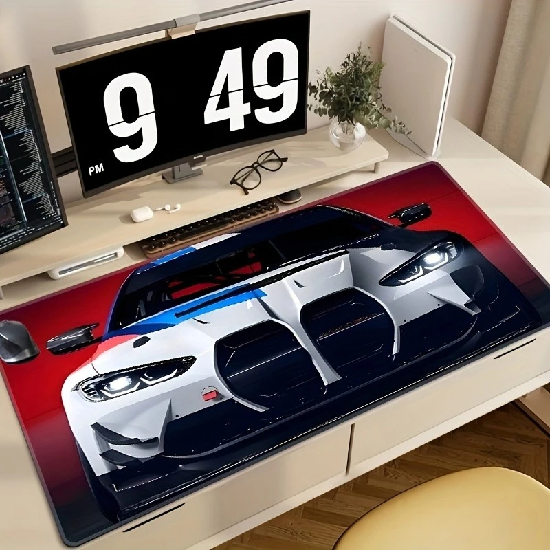 

Vibrant Sports Car Design Mouse Pad Large Rubber Anti-slip PC Desk Accessories Mousepad for Offices and Gamer Keyboard Decor Mat