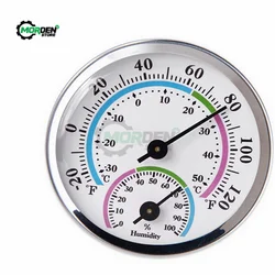 Mini Thermometer Metal Case Steam Sauna Room Thermometer Hygrometer Bath And Sauna Indoor Outdoor Used Hygrothermograph