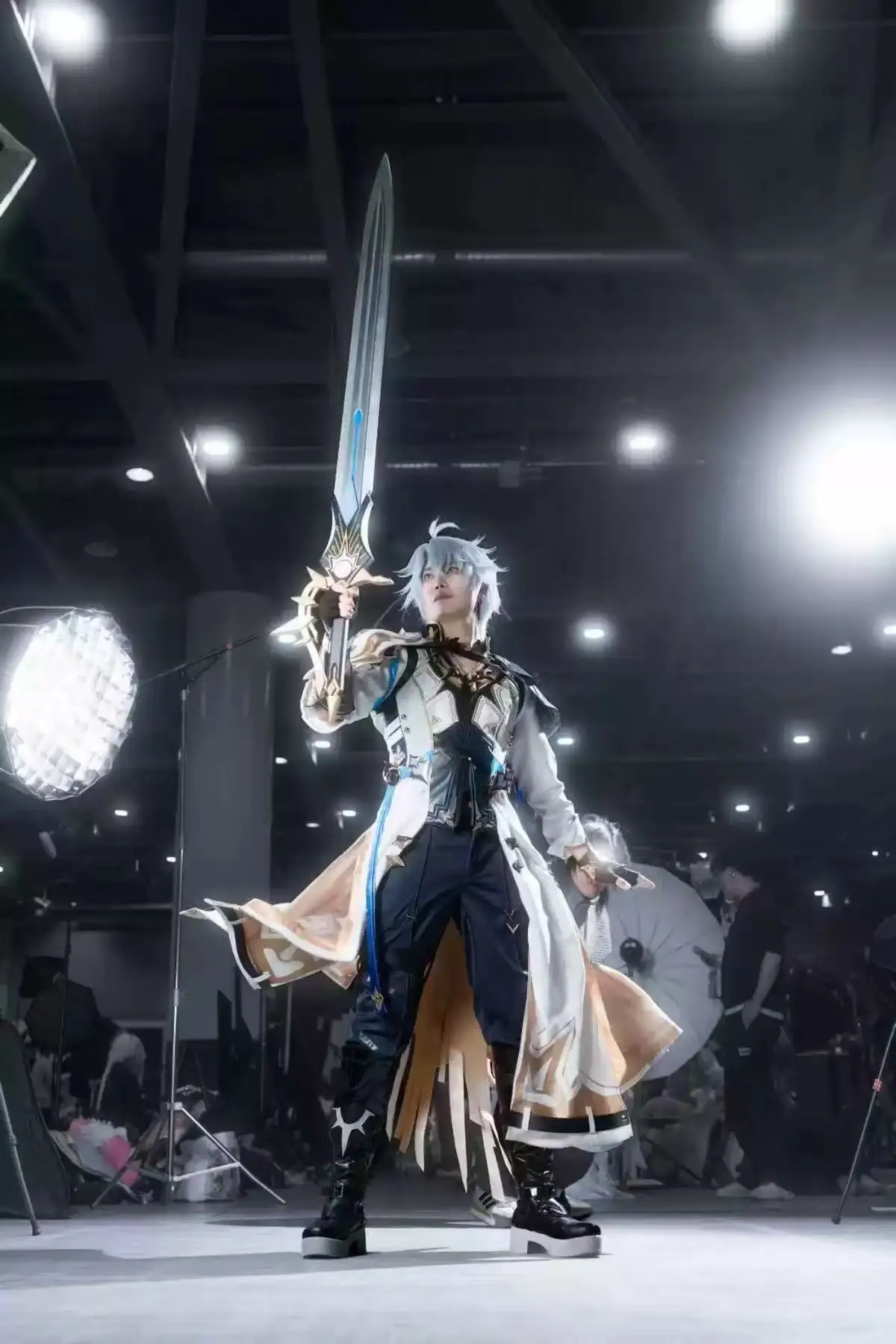 Phainon Cos Luminous Sword Weapons Game Honkai Star Rail Cosplay Prop Wooden Sword Prop Halloween Christmas Party Costume Props