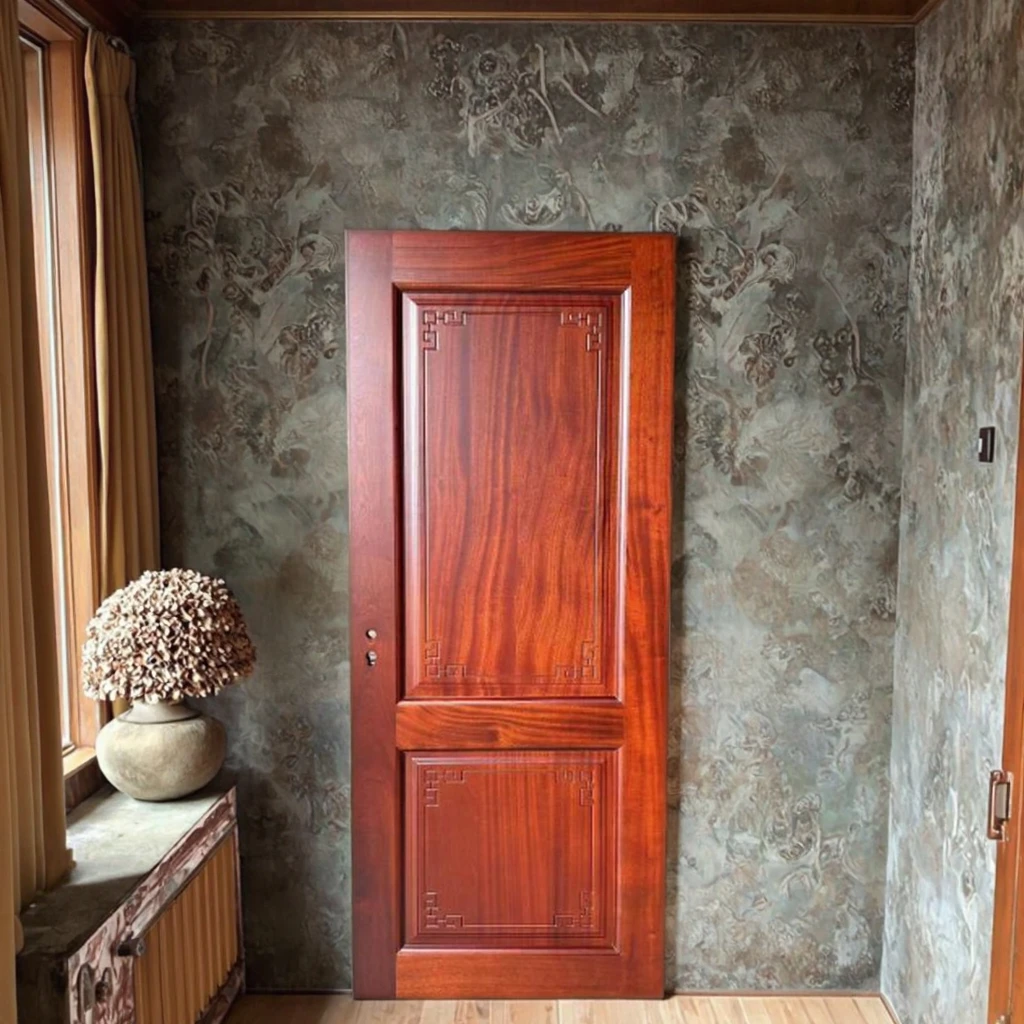 Customization Factory-Customized Secure Solid Wood Front Entry Doors for Home and Villa Applications