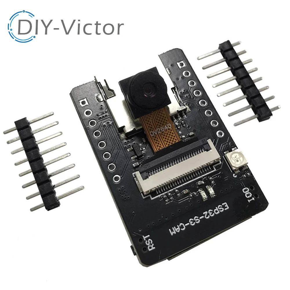 ESP32-S3-CAM WiFi and Bluetooth 5.0 development board module with OV2640 camera N16R8 version ESP32-S3 chip Type C interface