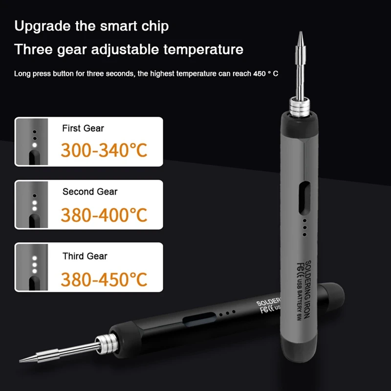 ABSJ-5V Fast Charging Lithium Built-In Wireless Soldering Iron Set Portable Repair Welding Tools