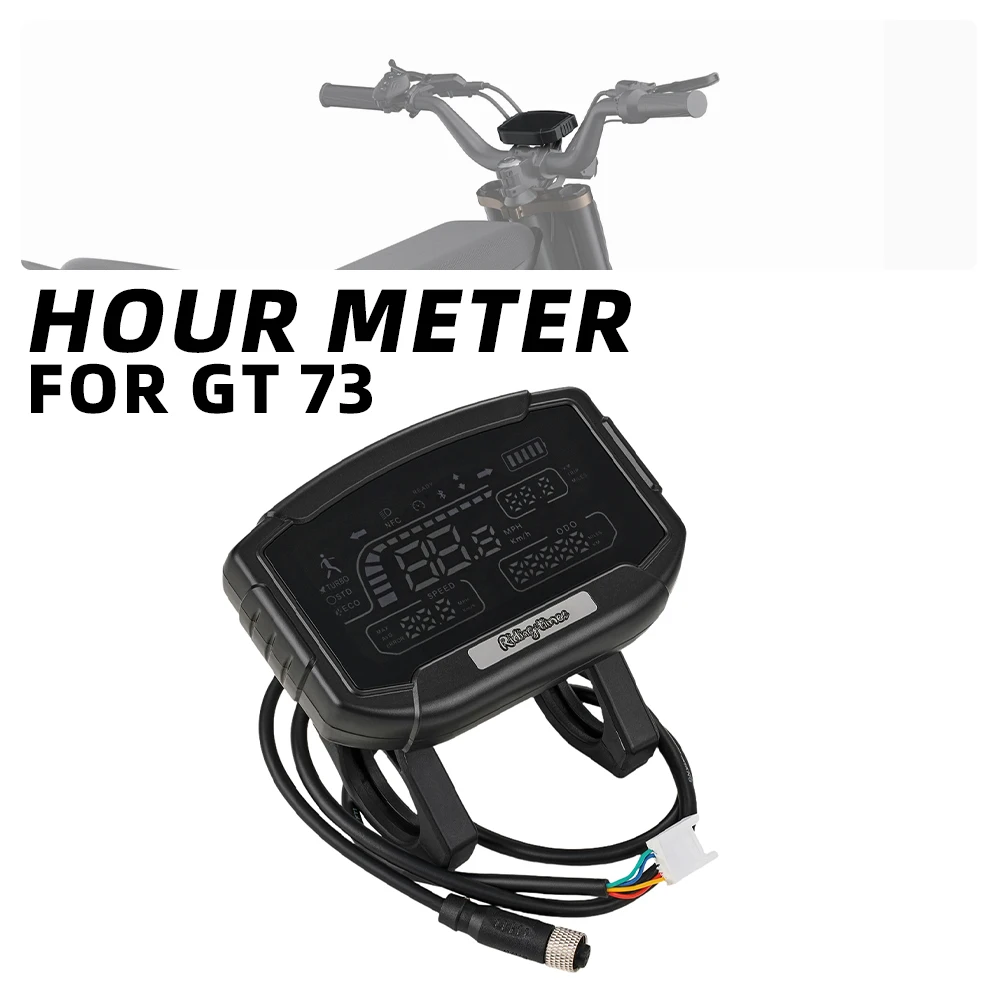 Motorcycle Accessories Hour Meter Speedometer Inductive Digital Display High Sensitivity For GT73 Electric Dirt Bike Moto Parts
