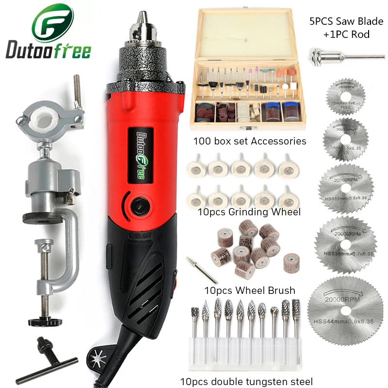 

240W High-Power Engraver Electric Drill Mini Drill with Flex Shaft Rotary Tools Accessories Kit For Dremel Rotary Tool 0.6~6.5mm