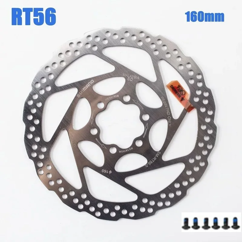 Shimano DEORE SM RT56 Brake Disc 6 Bolt Mountain Bikes Disc M610 RT56 M6000 Brake Disc 160MM 180MM MTB Bicycle Accessories