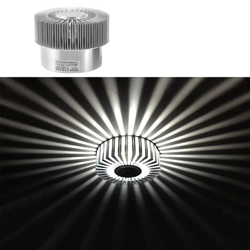 

LED 3W Home Hall Light Walkway Porch Decor ceiling Lamp Sun Flower Creative LED Ceiling Lights bar cafe KTV colorful lighting
