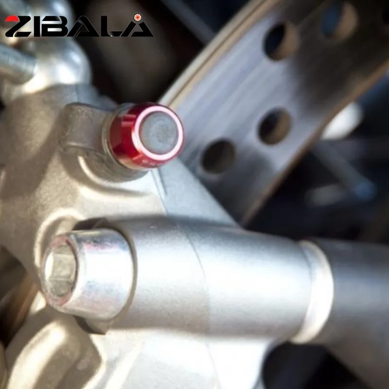 

Motorcycle Accessories CNC ALUMINIUM Billet Bleed Valve Cover Kit Universal For BIMOTA DB5-DB6 Delirio 2006-2015 2014 2013 2012