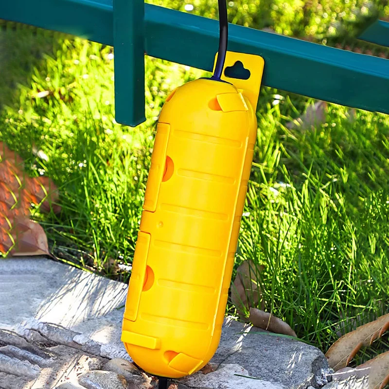 

Защитный чехол для удлинителя, водонепроницаемый, для использования в помещении и на улице, для гирлянд, рождественских огней, инструментов, вентиляторов