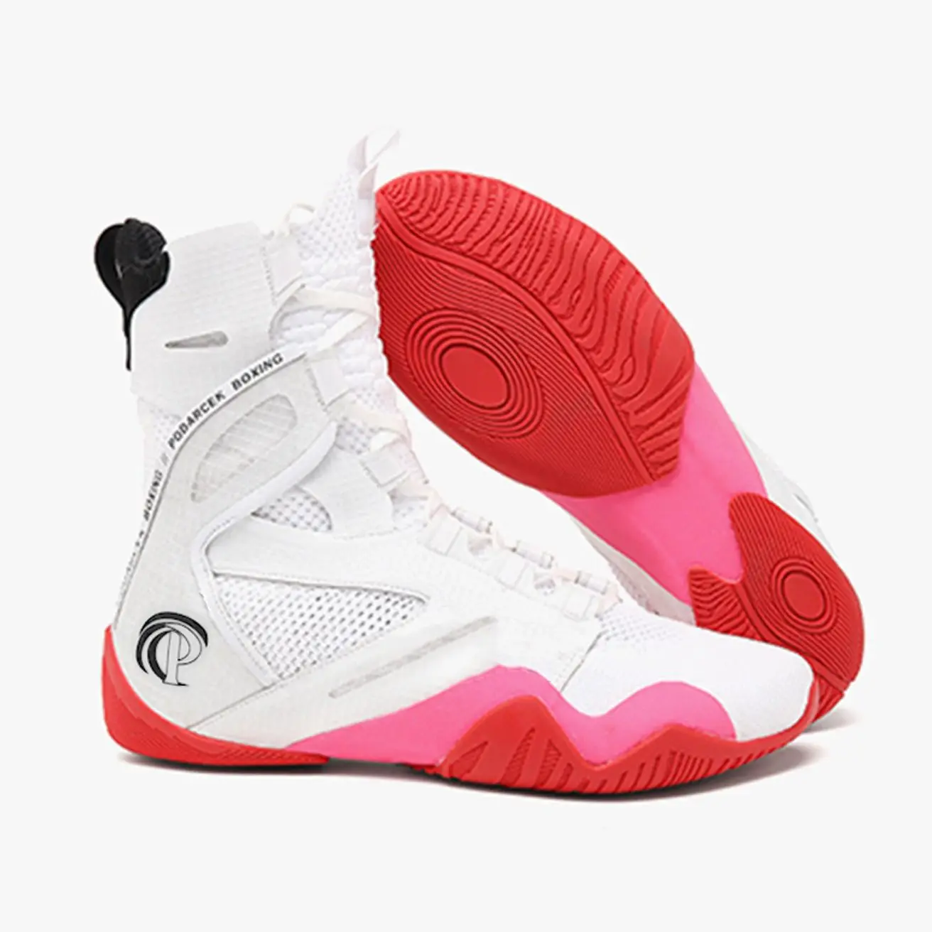 

Men's Fighting Wrestling Indoor Fitness Hard Pull Wrestling Boots Battle Boots Professional Grade High Top Boxing Shoes