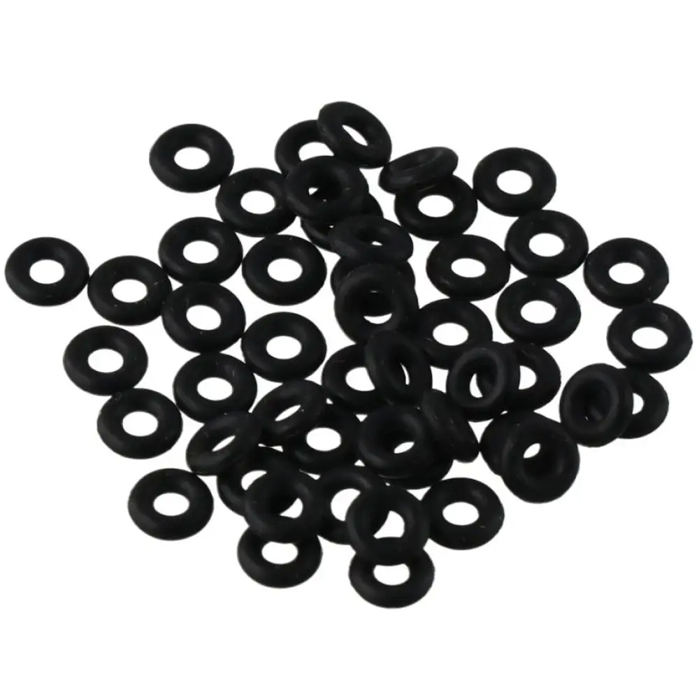 50PCS Black Rubber O-Ring Kit Universal Nitrile Rubber Rubber O Ring Set Metric Sealing Gasket Air or Gas Connections