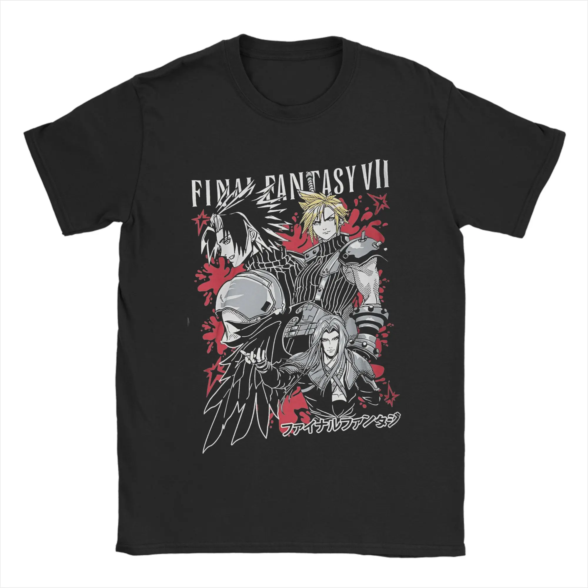 Final Fantasy Tactics The Ivalice Chronicles Delita Ramza T Shirt Summer Cotton T Shirts Top Tees Short Sleeve Streetwear Tshirt