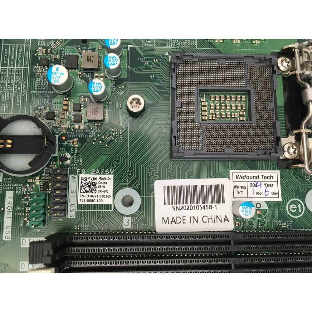 Placa base original para ordenador de escritorio OptiPlex 7050 MT LGA1151 DDR4 0XHGV1 062KRH completamente probada de buena calidad