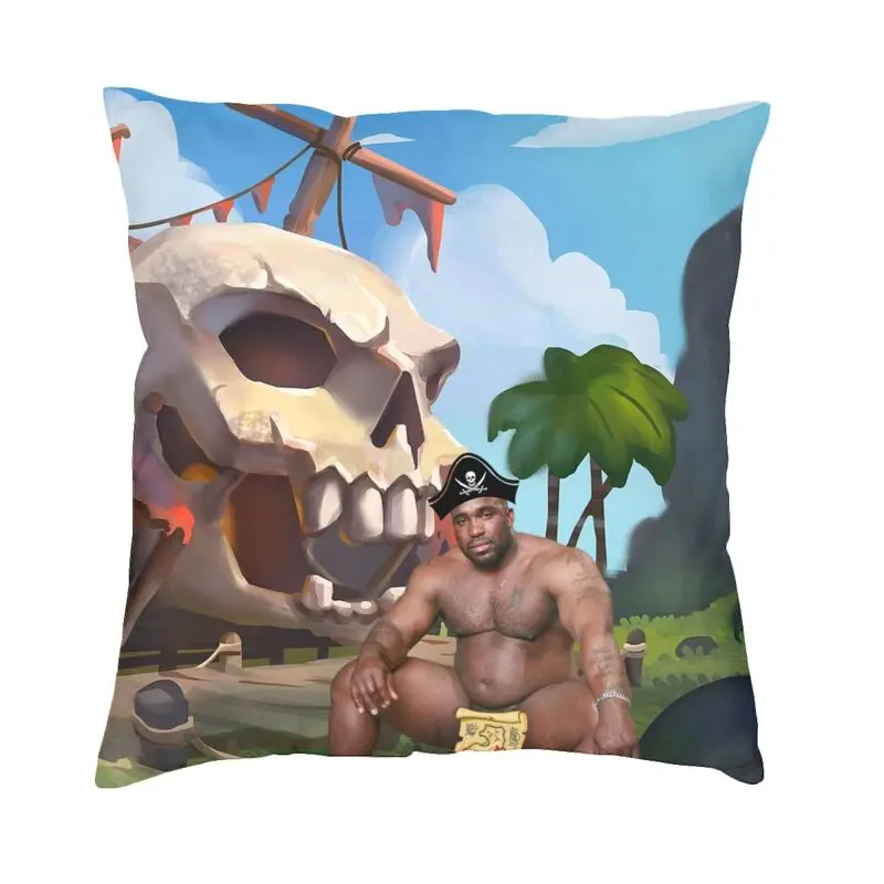 

Barry Wood The Pirate Meme Throw Pillow Case Home Decorative Custom Square Cushion Cover 40x40cm Pillowcover for Living Room