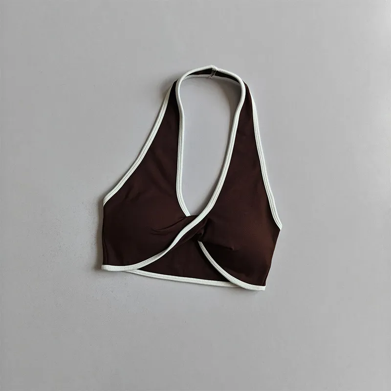 2-teiliges nahtloses Sport-Set mit Push-up-BHs für Damen, geeignet für Laufen und Aerobic, hochelastische, hüftformende Sport-Shorts. – Detail 19