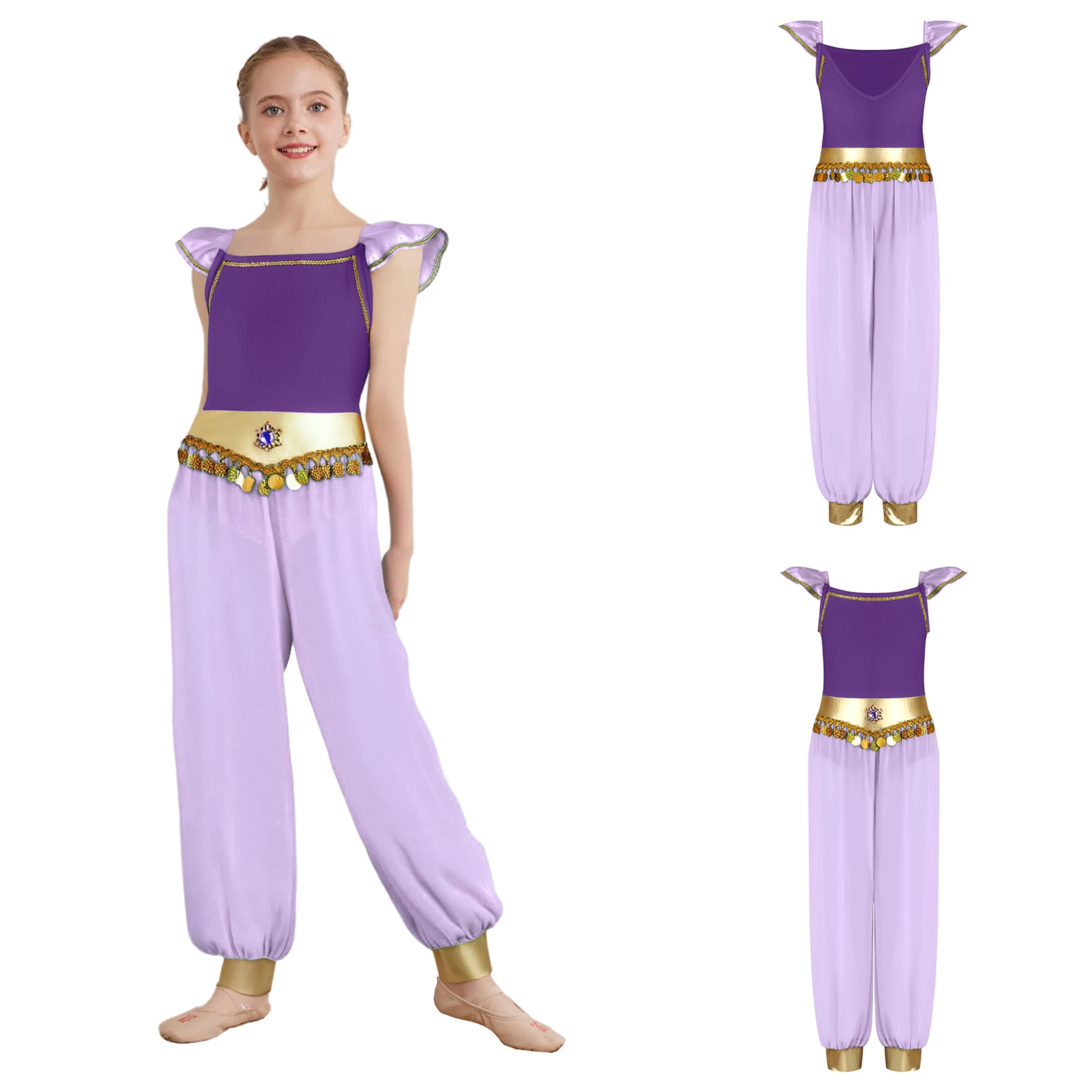 

Carnival Halloween Dubai Arabian Princess Role Play Costume Ethnic Middle-east Children Performance Costumes
