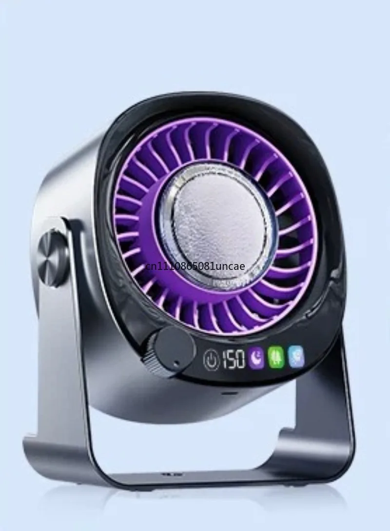 2026 New Semiconductor Refrigeration Mini Air Cooler USB Rechargeable Fan Silent Strong Wind Home Office Dorm Hot Sale