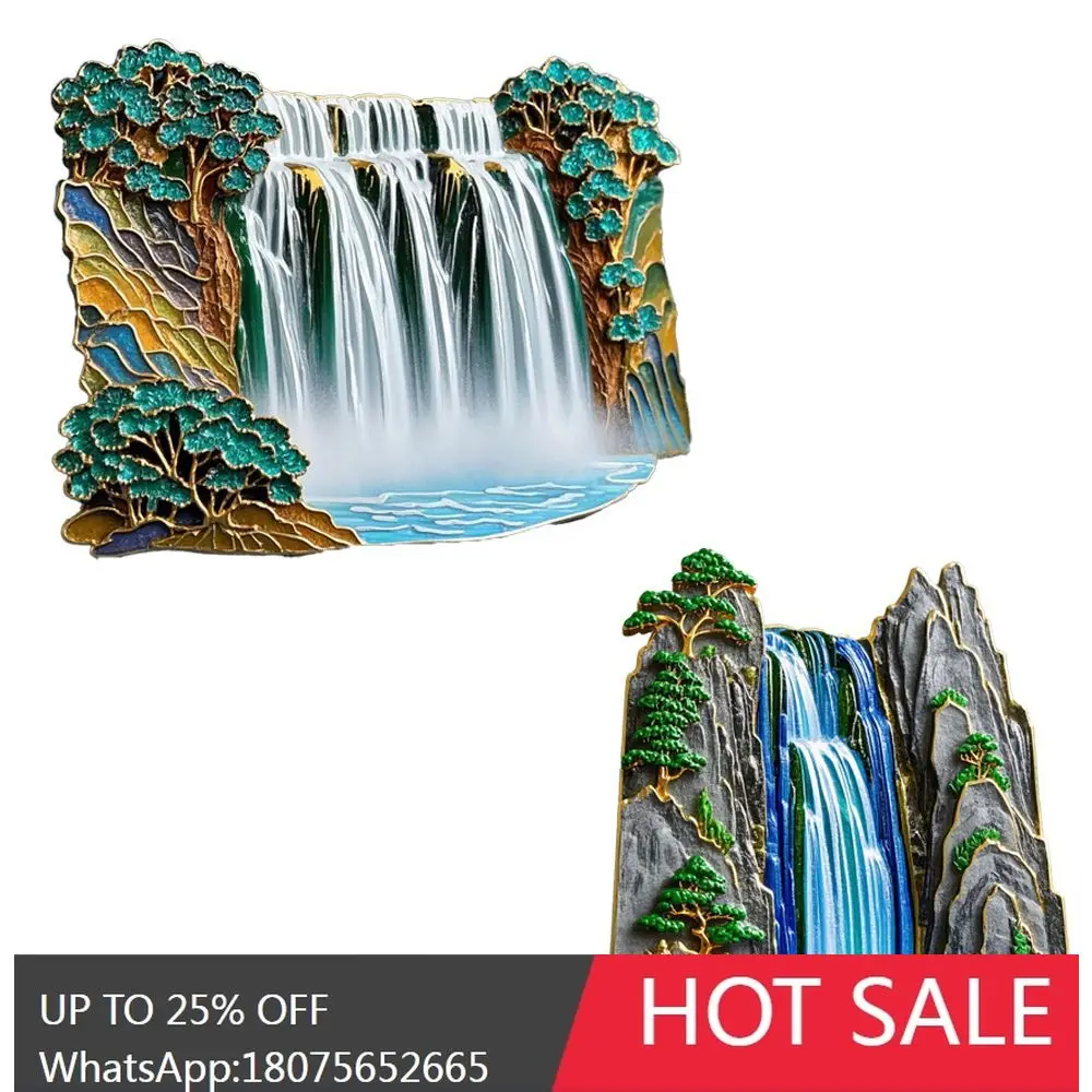 SGF Jiangxi Sandiequan Metal Magnetic Fridge Magnet Huangguoshu Personalized Creative Gift