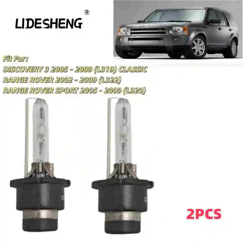 262979B91A 2PCS HID XENON HEADLIGHT BULBS SET For LR DISCOVERY 3 2005 - 2009 L319 CLASSIC RANGE ROVER 2002 - 2009 L322