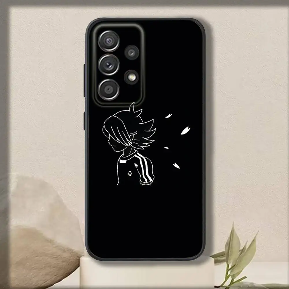 Aniem I-Inazumas E-Eleven 11 Phone Case For Samsung S 25,24,23,22,30,21,10,9,Ultra,Plus,Lite,FE,4,5 G Soft Black Case