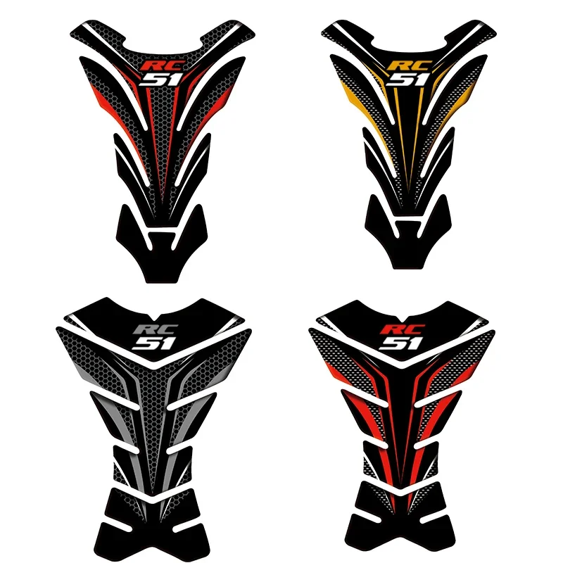 

Motorcycle Fuel Tank Pad Protector Gas Cap Pad Stickers Decals For RC-5 RC5