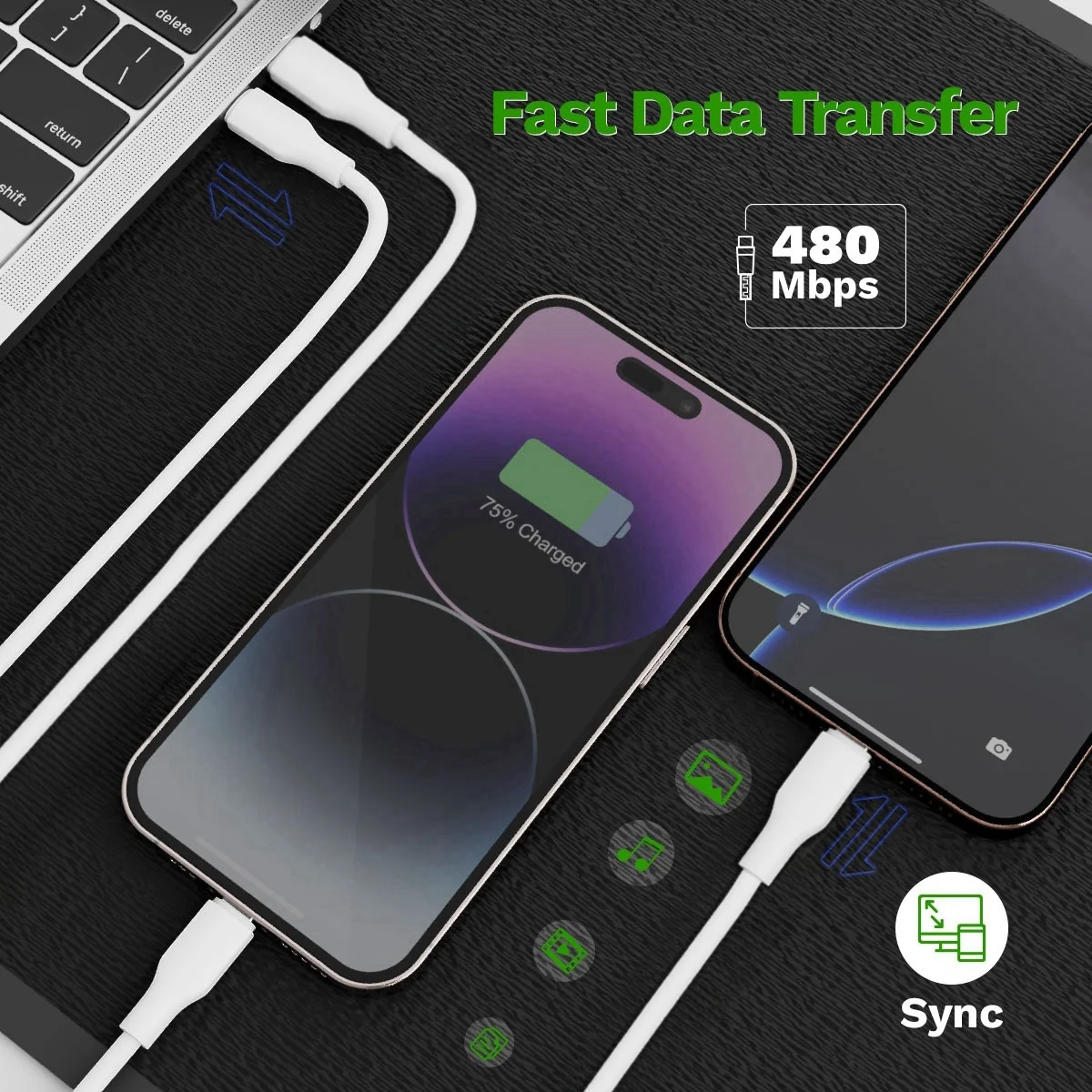 6PCS 100cm/39.37in Liquid Silicone USB C to Type C Cable 3A PD Fast Charge 10000+ Bends Resistant 480Mbps Data Sync Washable Non-tangle Charger Cable for Phone Tablet