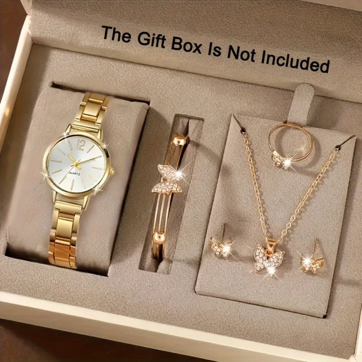 

Набор из 6 модных и повседневных кварцевых часов-украшений, идеально подходящих для повседневного ношения и украшения вечеринок — лучший выбор для подарков.