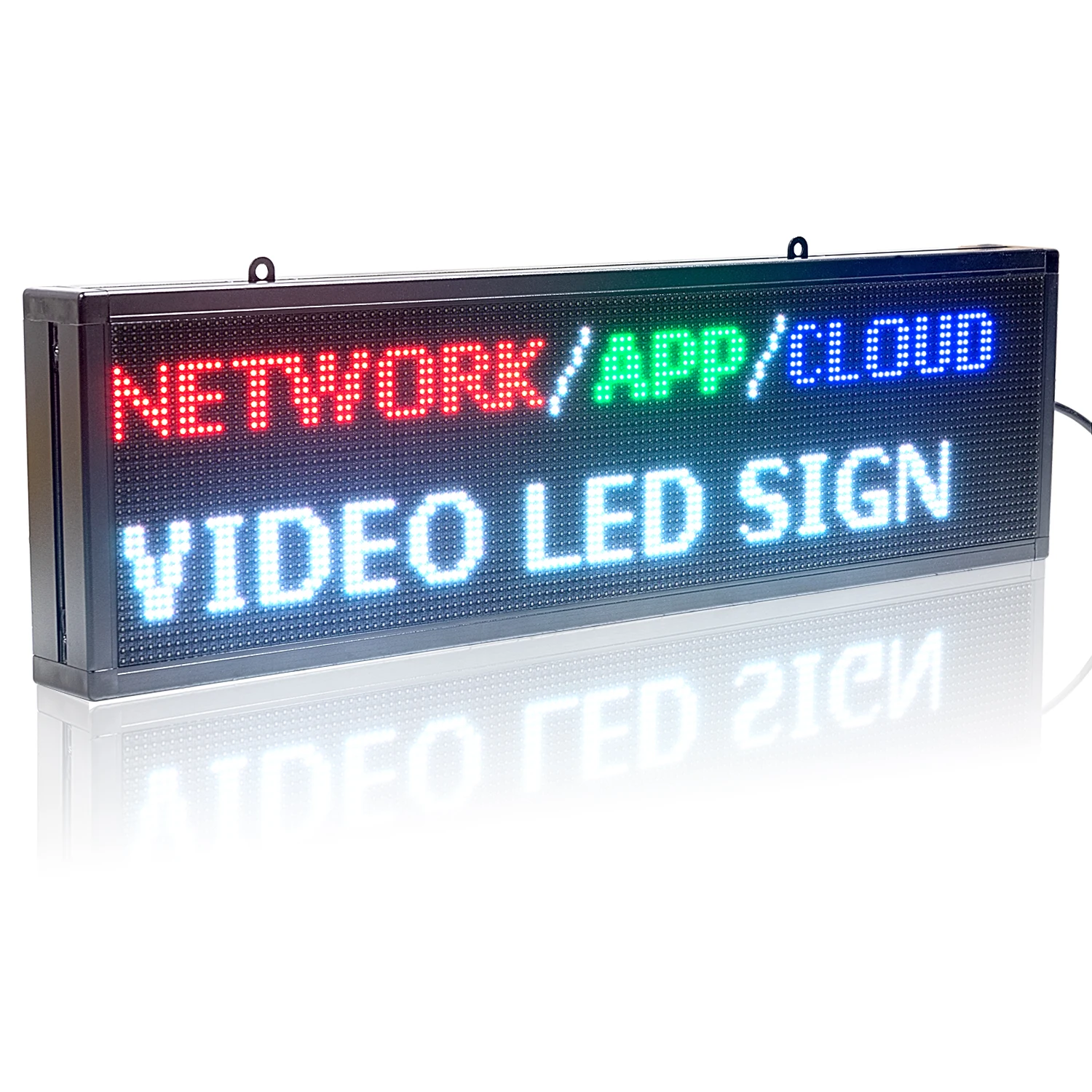 Leadleds 26.4 X7.5 In WIFI Programmable Led Sign Display Full Color Scrolling Message Images for Shop,Store,Bus Metro Stations