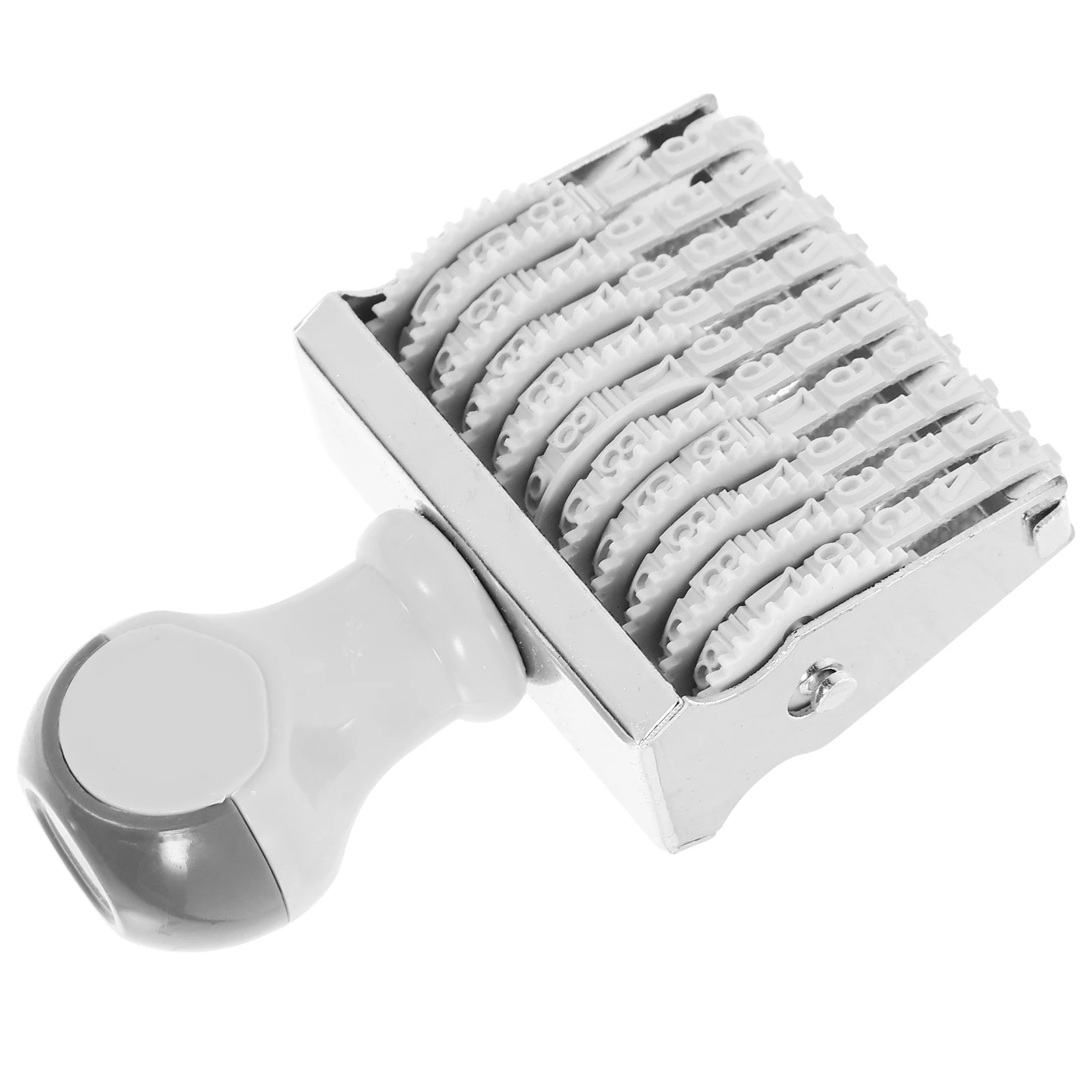 

Digital Printing Date Stamp 912 Type 12- Rubber Wheel Number Rolling Stamper 2x5mm Size Portable Office Supply for File