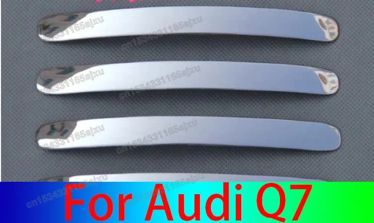 Fit for Audi Q7 4L SUV 2006 - 2014 Chrome Door Handle Trim Set Covers Access