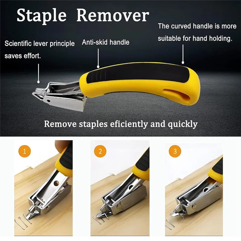 เล็บRemoverเครื่องมือStaple Puller,เล็บดึงคีมTack Remover 5PcsเบาะStaplesเครื่องมือสําหรับโครงการเฟอร์นิเจอร์