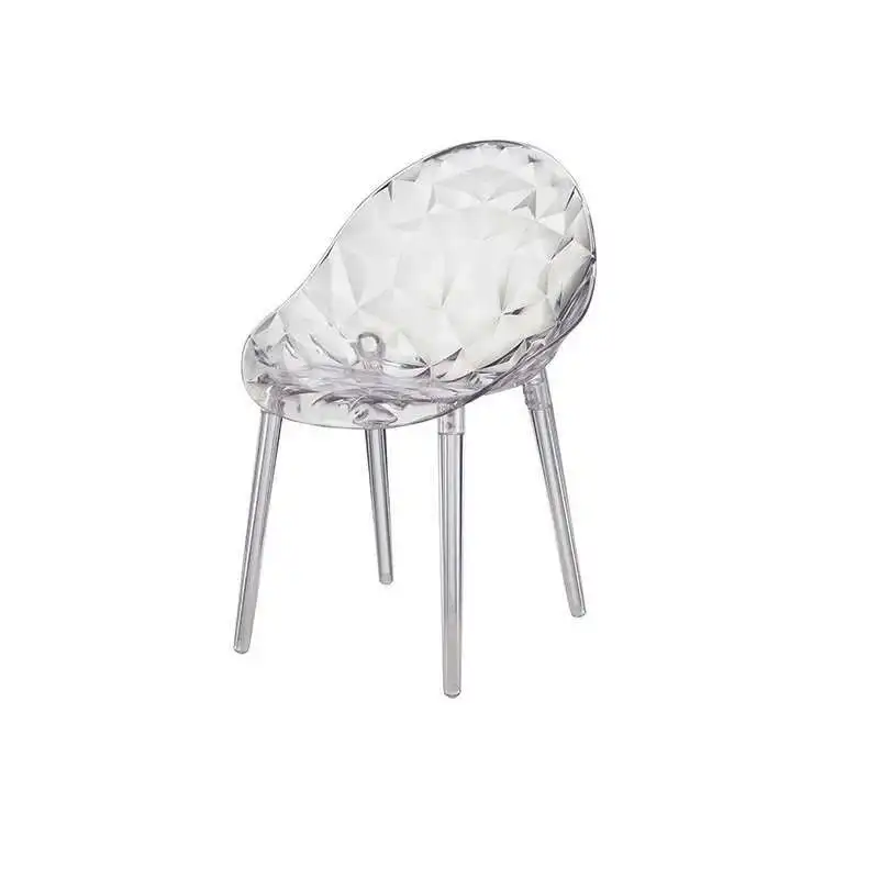 

Concept Uses Acrylic Materials for Modern Minimalist Living Rooms Dining Chairs Bedrooms Makeup Stools Etc