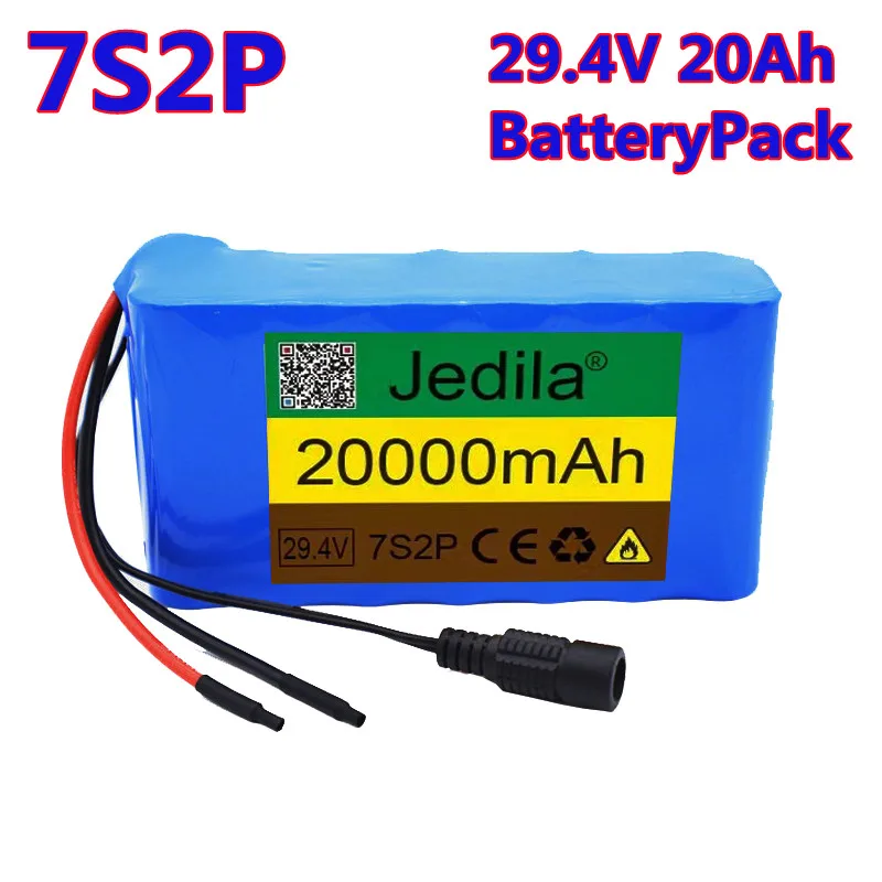 100% High Capacity 7s2p 24V 20Ah 18650 Battery Li-ion Battery Pack 29.4v 20000mah Electric Bicycle Moped /Li-ion Battery+Charger