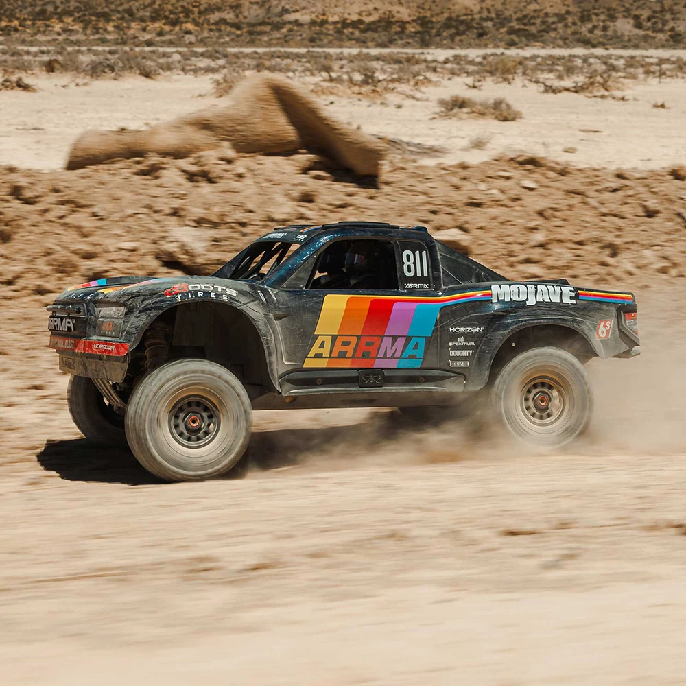 ARRMA MOJAVE V3 1/7 6S 4WD RTR Brushless RC Desert Truck High Speed Professional Remote Control Car for Adults 14+
