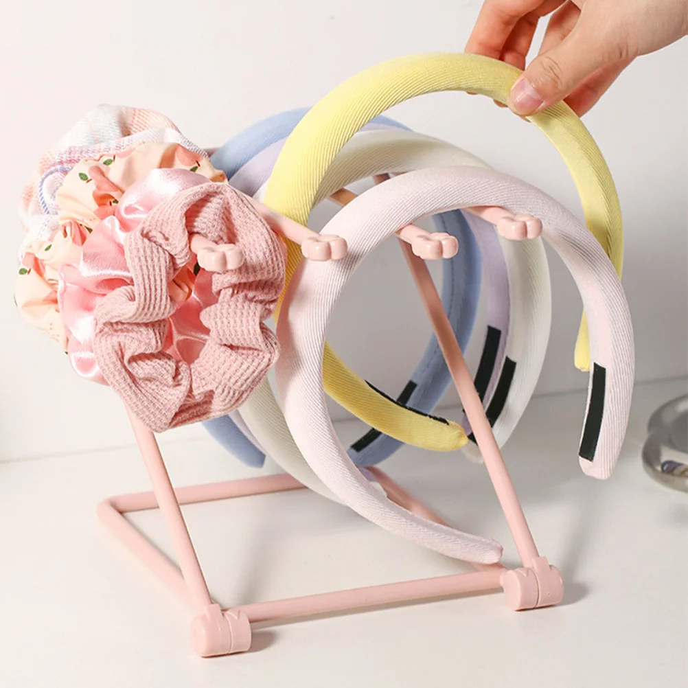 

Hair Tie Storage Rack Display for Bands Hairband Holder Shelf Headband Holders Pp Organizer Headbands