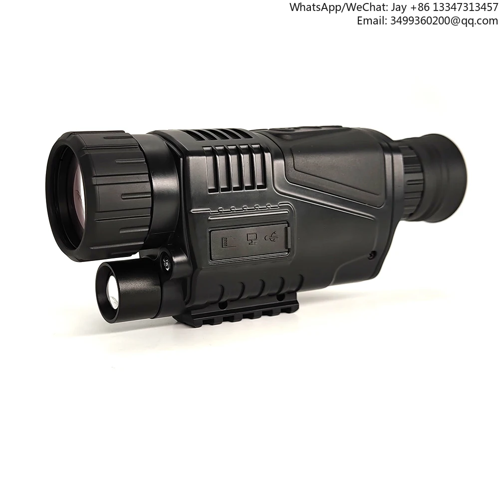 

5x40 IR Digital Night Vision Zoom Monocular Travel Infrared Outdoors Optics For Hiking Tactical Use Saves Photos Videos