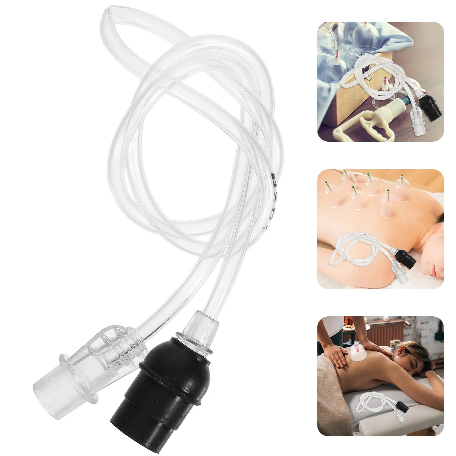 

Комплект резиновых удлинительных трубок для вакуумного массажа, сменные шланги для вакуумных аппаратов, соединительные линии, трубки для вакуумных чаш, шланги для присосок